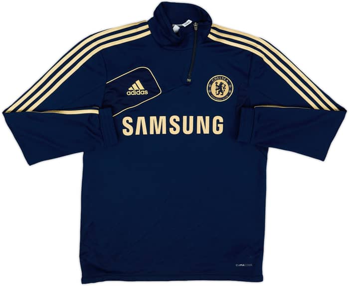 2012-13 Chelsea adidas 1/4 Zip Drill Top - 7/10 - (M/L)