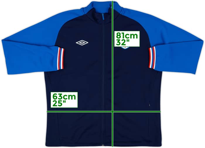 2010-11 England Umbro Track Jacket - 8/10 - (XXL)