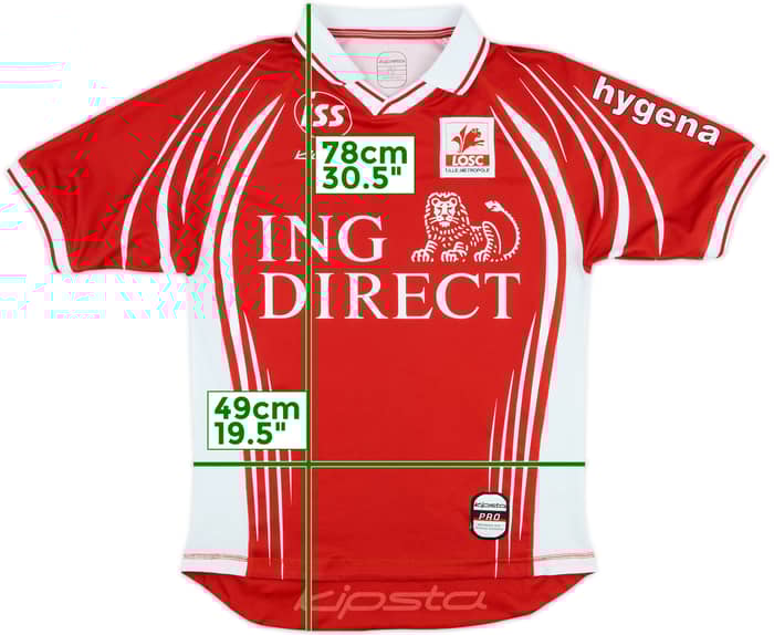 2001-02 Lille Home Shirt - 9/10 - (S)