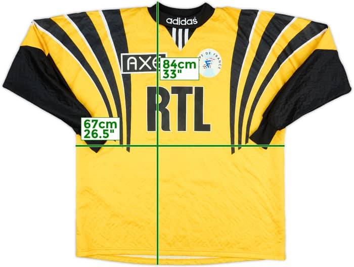 1994-95 Coupe De France GK Shirt #16 - 9/10 - (XL)