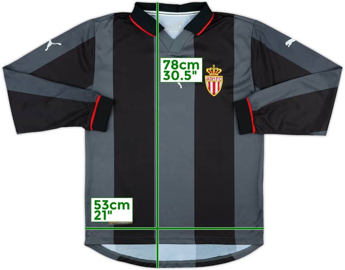 2002-03 Monaco Third L/S Shirt - 8/10 - (M)