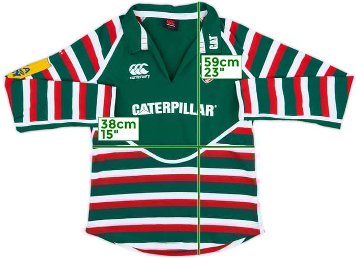 2012-13 Leicester Tigers Home Rugby Shirt - 8/10 - (Women's M)