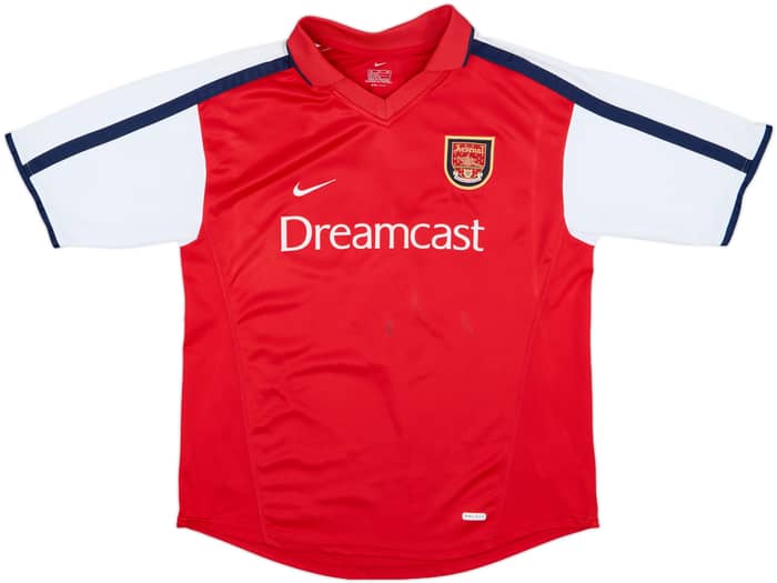 2000-02 Arsenal Home Shirt Vieira #4 - 7/10 - (XL.Boys)