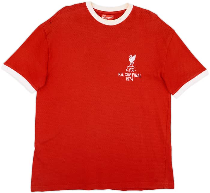 1974 Liverpool 'FA Cup Final' Retro Home Shirt - 6/10 - (L)