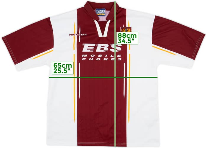 1997-98 Northampton Centenary Home Shirt - 9/10 - (XL)