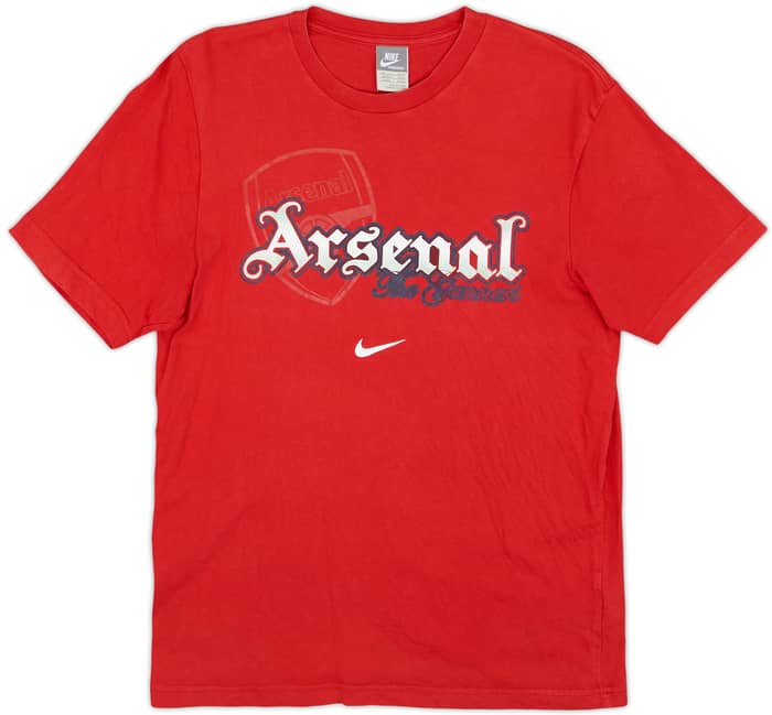 2009-10 Arsenal Nike Graphic Tee - 8/10 - (M)