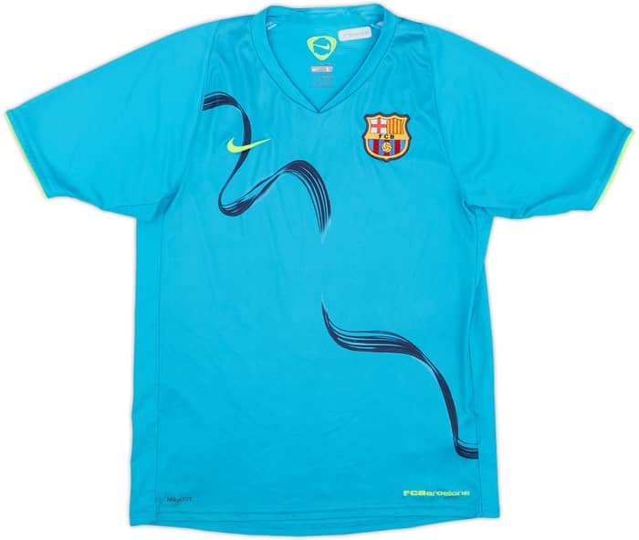 2008-09 Barcelona Nike Training Shirt - 8/10 - (L.Boys)