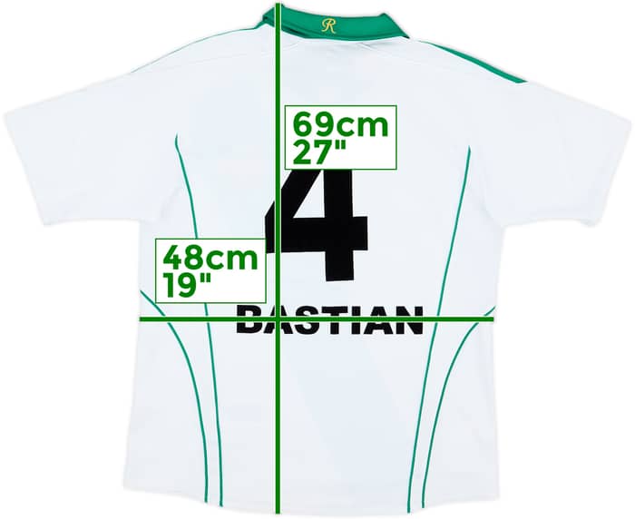 2010-11 Rapid Vienna Signed Home Shirt Bastian #4 - 8/10 - (L.Boys)