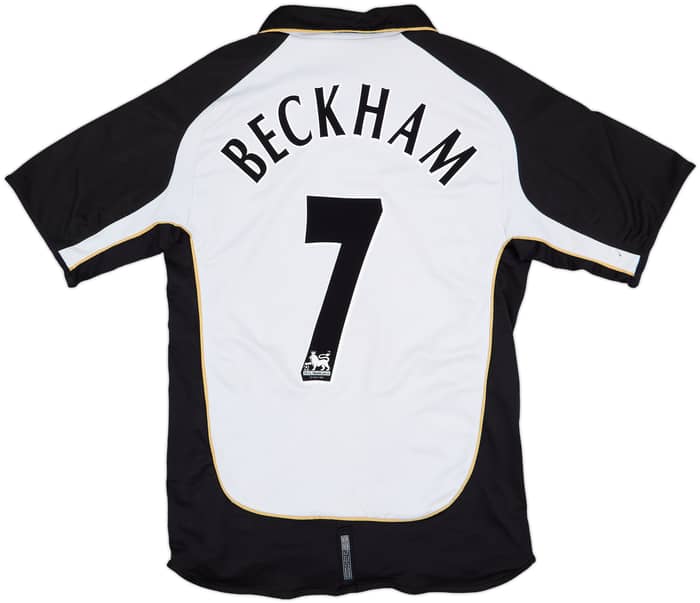 2001-02 Manchester United Centenary Away/Third Shirt Beckham #7 - 6/10 - (L)