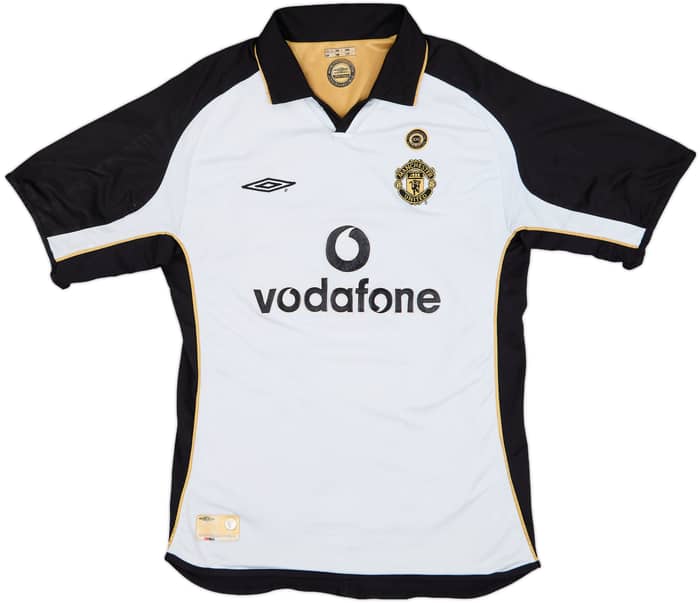 2001-02 Manchester United Centenary Away/Third Shirt Beckham #7 - 6/10 - (L)