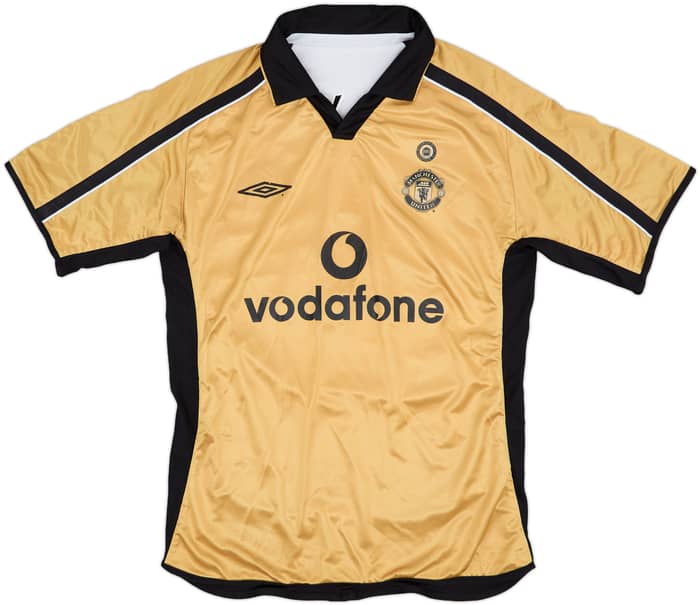 2001-02 Manchester United Centenary Away/Third Shirt Beckham #7 - 6/10 - (L)