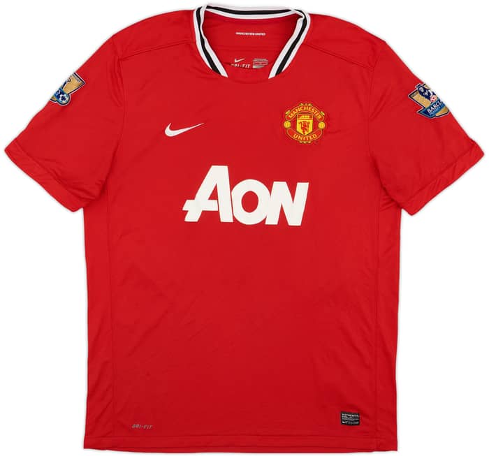 2011-12 Manchester United Home Shirt Berbatov #9 - 6/10 - (XL)