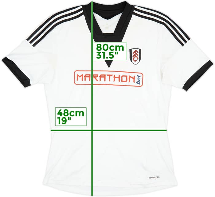 2013-14 Fulham Home Shirt - 5/10 - (XL)