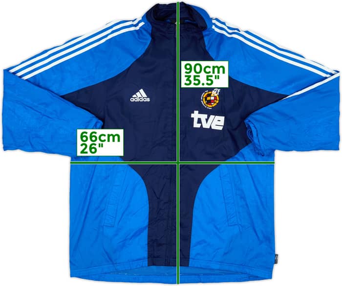 2004-06 Spain adidas Hooded Rain Jacket - 3/10 - (M/L)