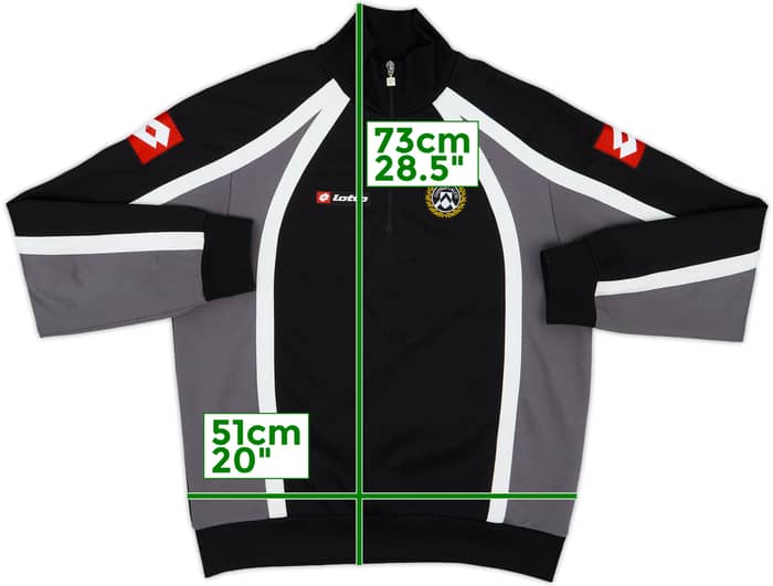2008-09 Udinese Lotto 1/4 Zip Drill Top - 6/10 - (XL.Boys)