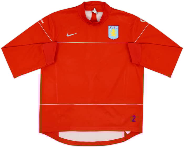 2008-09 Aston Villa Player Issue Nike Sweat Top #2 - 8/10 - (L)