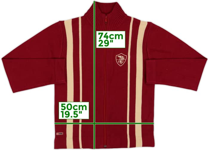 2013-14 Roma Knitted Track Jacket - 9/10 - (L)