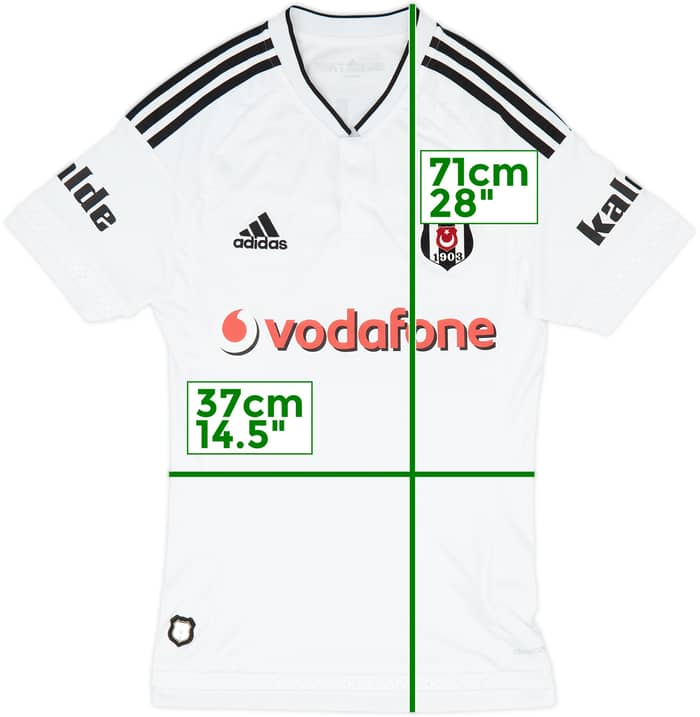 2015-16 Besiktas Home Shirt - 8/10 - (XS)