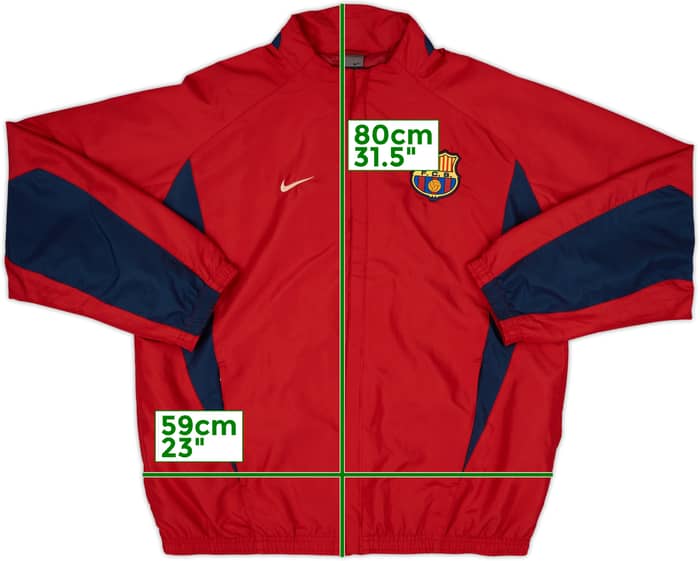 2002-03 Barcelona Nike Track Jacket - 10/10 - (L)