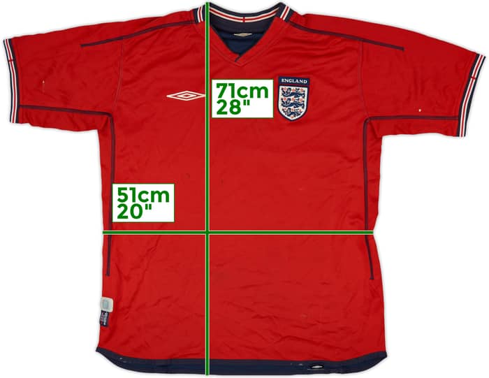 2002-04 England Away Shirt - 5/10 - (L)