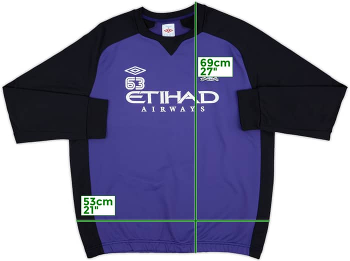2011-12 Manchester City Umbro Player Issue Sweat Top #63 - 6/10 - (XXL)