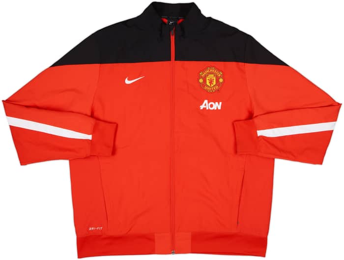 2013-14 Manchester United Nike Track Jacket - 10/10 - (XL)