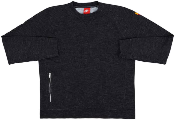 2017-18 Roma Nike Sweat Top - 9/10 - (M)