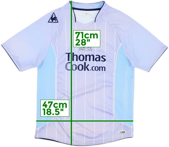 2007-08 Manchester City Home Shirt - 4/10 - (M)