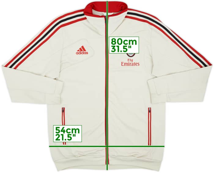 2012-13 AC Milan adidas Track Jacket - 9/10 - (L)