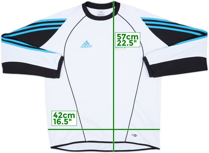 2005-06 Olympique Marseille adidas Sweat Top - 9/10 - (M/L)