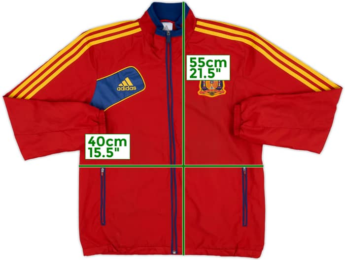2012-13 Spain adidas Track Jacket - 8/10 - (M/L)