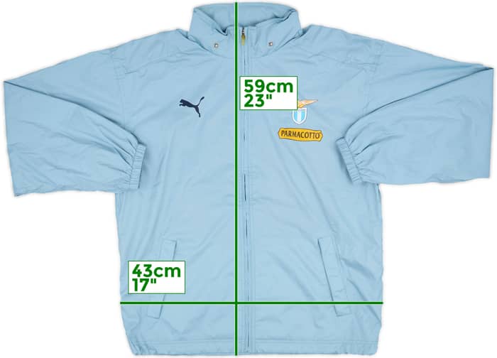 2003-05 Lazio Puma Hooded Rain Jacket - 8/10 - (M)