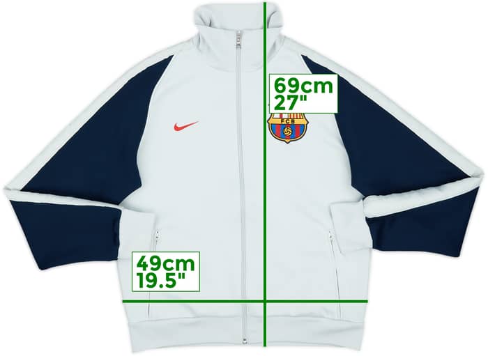 2005-06 Barcelona Nike Track Jacket - 9/10 - (M)