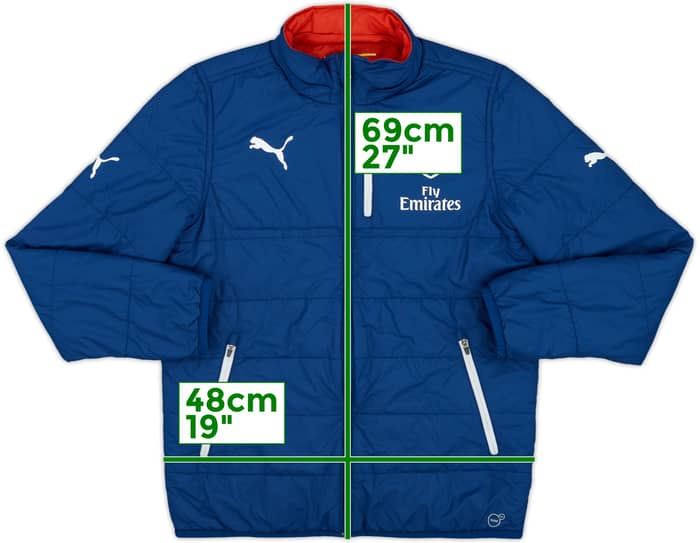 2014-15 Arsenal Puma Padded Coat - 9/10 - (XL.Boys)