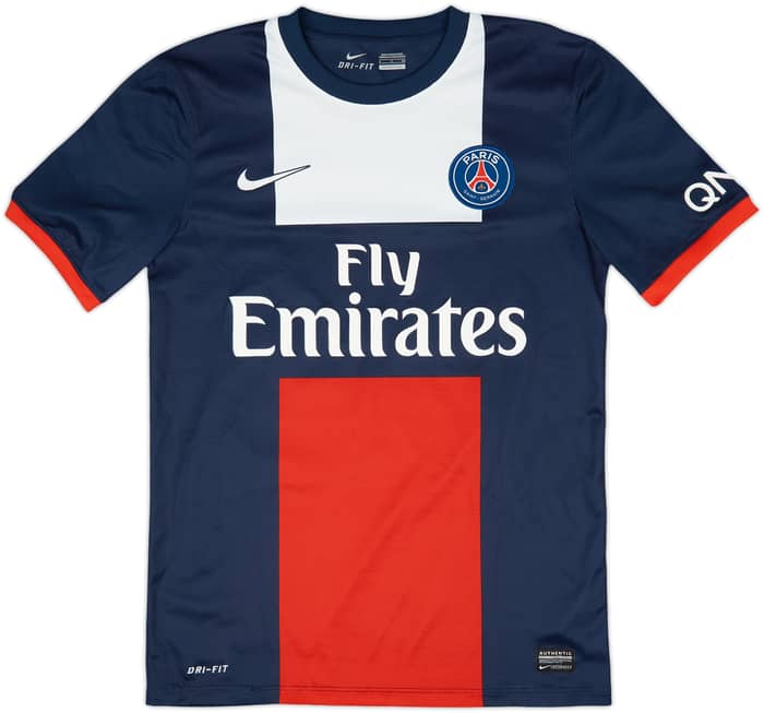 2013-14 Paris Saint-Germain Home Shirt Beckham #32 - 8/10 - (S)