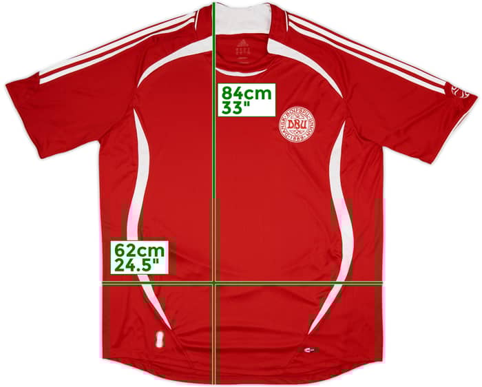 2006-08 Denmark Home Shirt - 8/10 - (XL)