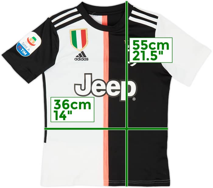 2019-20 Juventus Home Shirt Ronaldo #7 - 8/10 - (S.Boys)