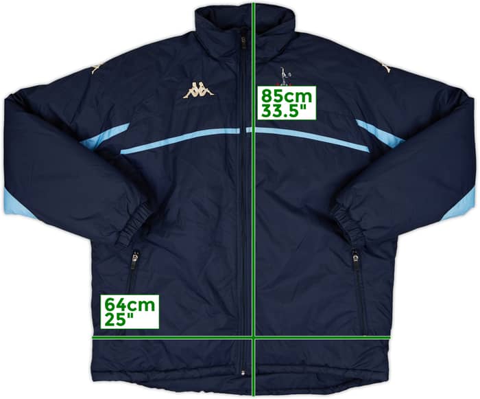 2003-04 Tottenham Kappa Padded Bench Coat - 8/10 - (L)