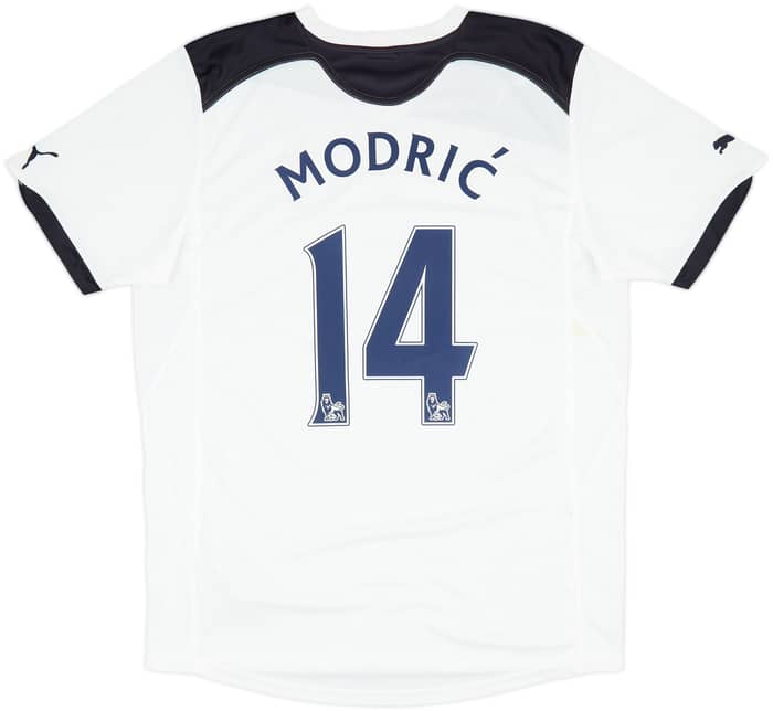 2010-11 Tottenham Home Shirt Modric #14 - 9/10 - (M)