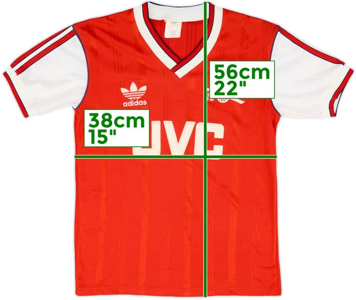 1986-88 Arsenal Home Shirt - 9/10 - (S)