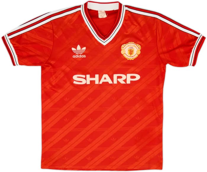 1986-88 Manchester United Home Shirt - 6/10 - (M)