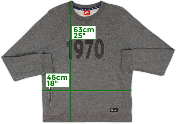 2016-17 Paris Saint-Germain Nike Sweat Top - 8/10 - (L)