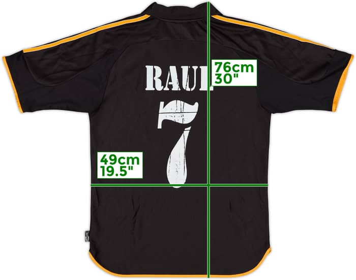 1999-01 Real Madrid Away Shirt Raul #7 - 5/10 - (S)