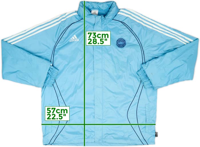 2005-06 Denmark adidas Hooded Rain Jacket - 8/10 - (XL/XXL)
