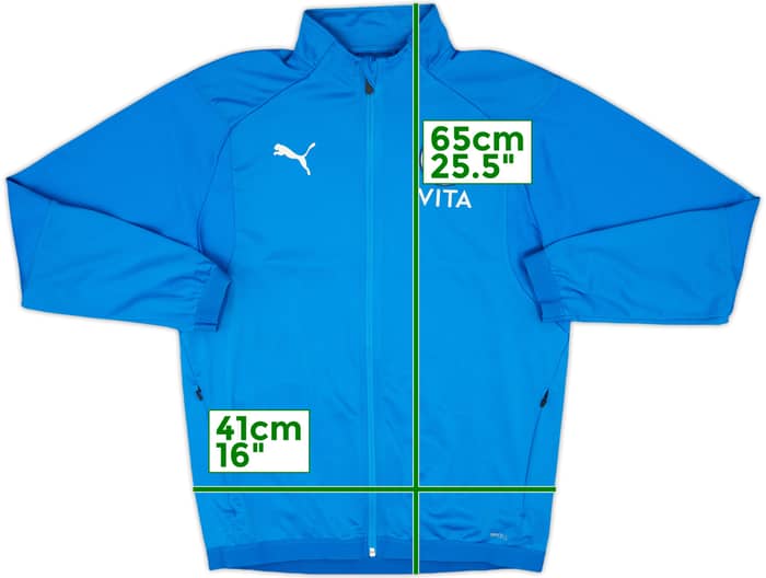 2018-19 Stockport County Puma Track Jacket - 7/10 - (M)