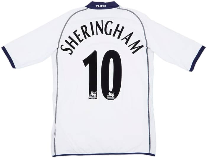 2002-04 Tottenham Home Shirt Sheringham #10 - 6/10 - (L)
