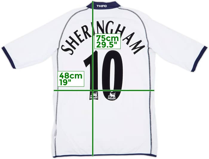 2002-04 Tottenham Home Shirt Sheringham #10 - 6/10 - (L)
