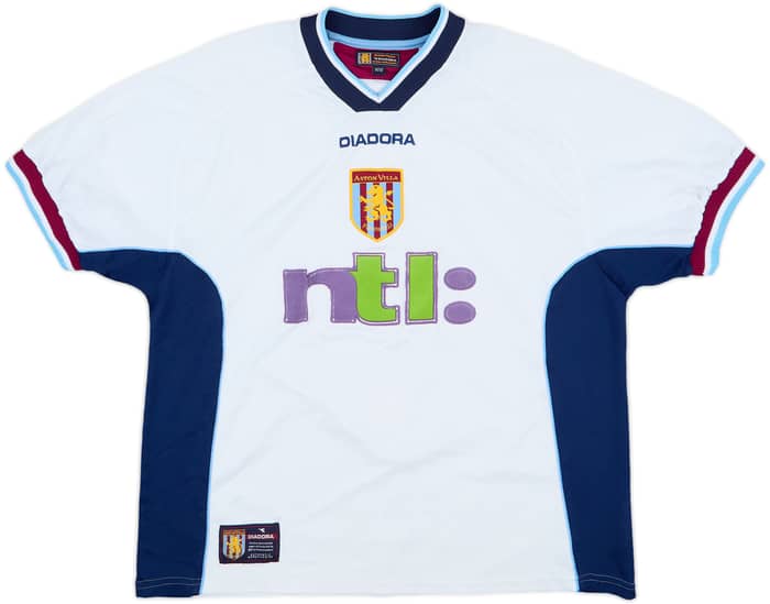 2000-01 Aston Villa Third Shirt Angel #9 - 7/10 - (S)