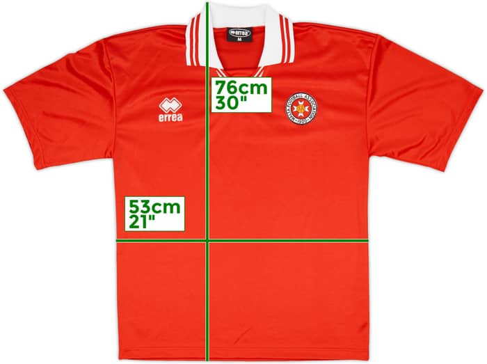 2000s Errea Template Shirt (Malta) - 9/10 - (M)