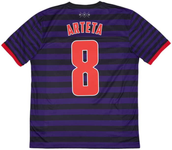 2012-13 Arsenal Away Shirt Arteta #8 - 8/10 - (L)